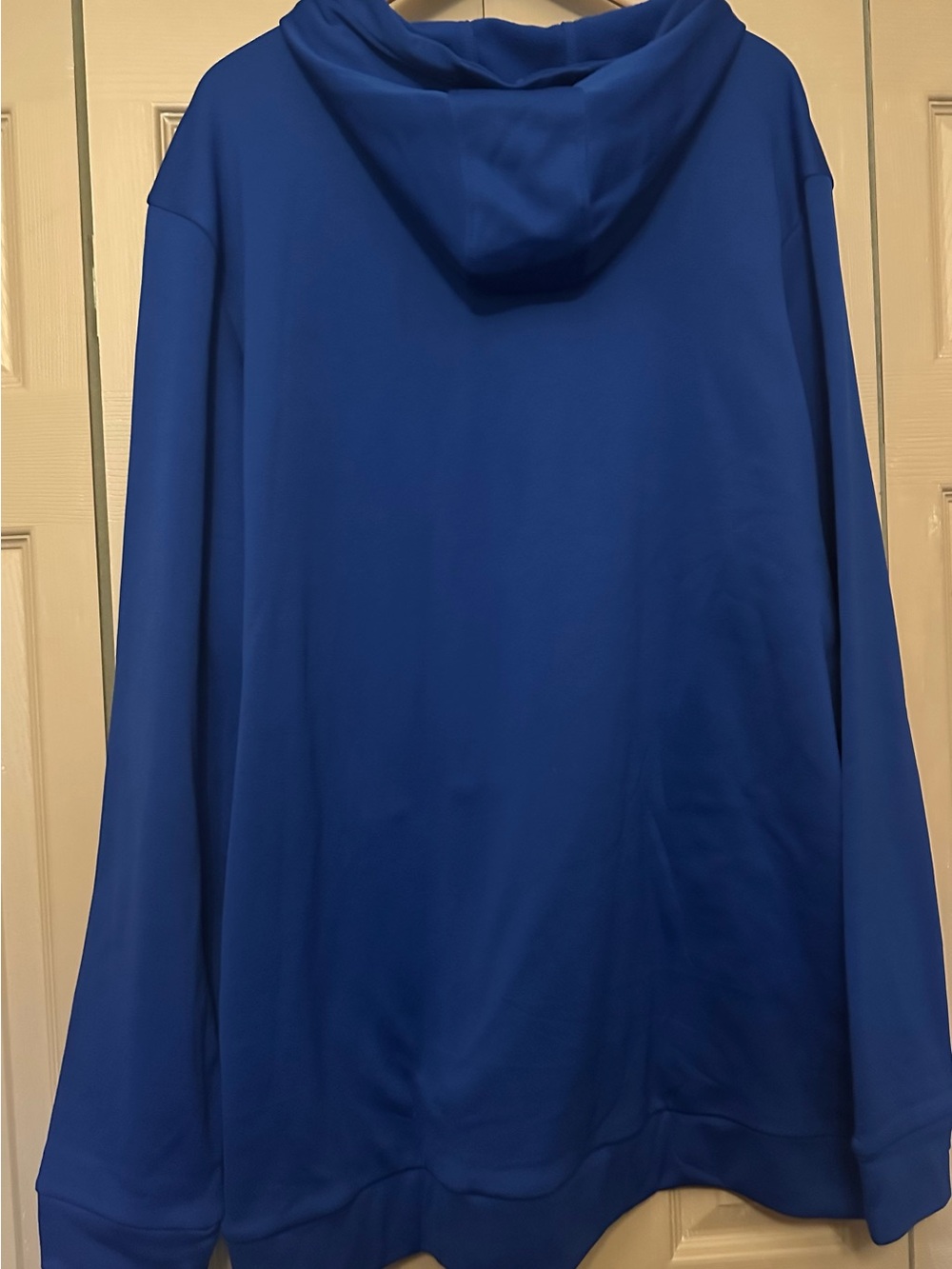 Under Armour Royal Blue Pullover Hoodie with Black Logo - Picture 2 of 7